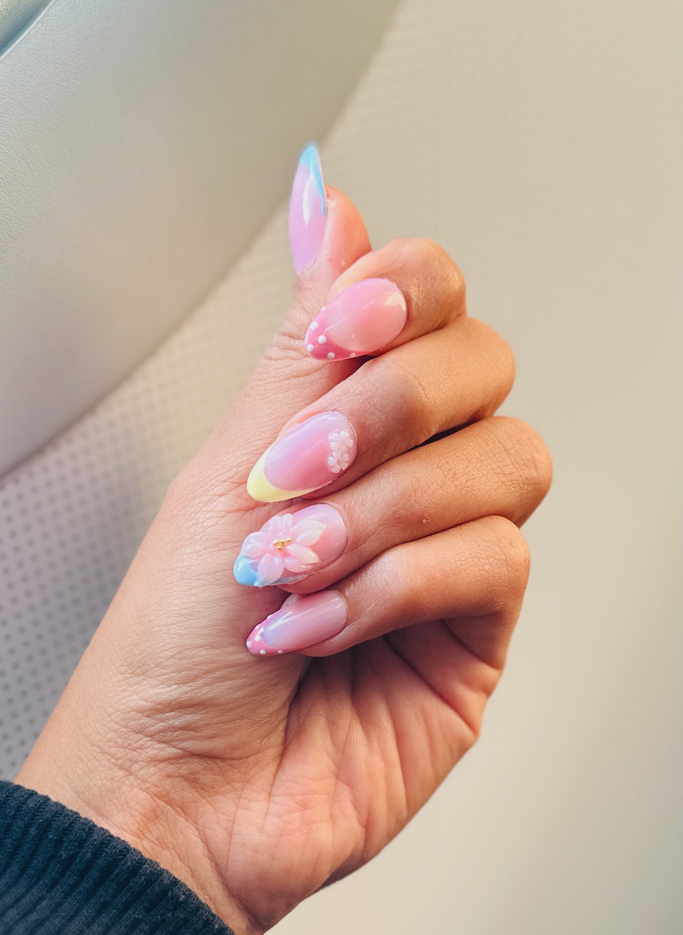 Pastel Dream Accent — The Nailspot by KP handmade press-on nails